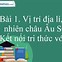 Hình 1 Bản Đồ Tự Nhiên Châu Âu