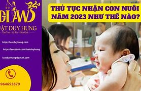 Thủ Tục Nhận Con Nuôi Tại Việt Nam